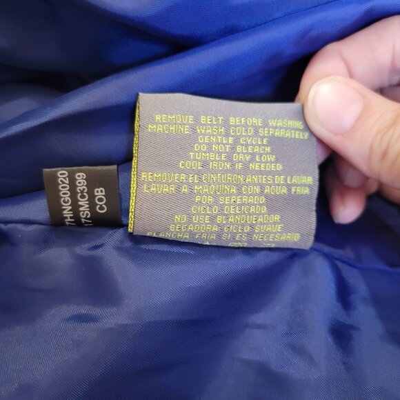 Kenneth Cole Navy Blue Trench Coat Jacket XXL - Picture 8 of 8